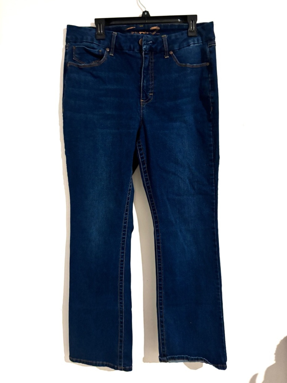 SEVEN Dark Blue Sz 16 Women’s Denim Tummyless High Rise Bootcut Jeans
